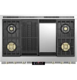 Monogram 48" Dual-Fuel Professional Range With 4 Burners, Grill, And Griddle (Natural Gas) -Kitchen Appliances Shop frgpwuudfaqp