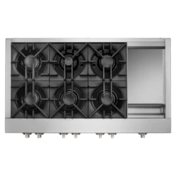 RISE™ 48" Dual-Fuel Professional-Style Range With Chrome-Infused Griddle And Steam Assist 15 RISE™ 48" Dual-Fuel Professional-Style Range With Chrome-Infused Griddle And Steam Assist -Kitchen Appliances Shop frgrnloutffg