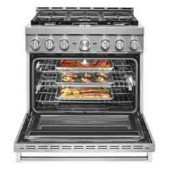 KitchenAid® 36'' Smart Commercial-Style Gas Range With 6 Burners 15 KitchenAid® 36'' Smart Commercial-Style Gas Range With 6 Burners -Kitchen Appliances Shop frgsarplzhmz