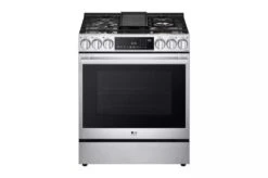 LG STUDIO 6.3 Cu. Ft. InstaView® Gas Slide-in Range With ProBake Convection® And Air Fry
