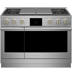 Monogram 48" Dual-Fuel Professional Range With 4 Burners, Grill, And Griddle (Natural Gas)