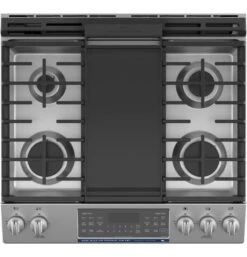 GE® 30" Slide-In Front Control Gas Double Oven Range 29 GE® 30" Slide-In Front Control Gas Double Oven Range -Kitchen Appliances Shop frhafrukxmsk