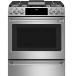 Café™ 30" Smart Slide-In, Front-Control, Dual-Fuel Range With Warming Drawer 29 Café™ 30" Smart Slide-In, Front-Control, Dual-Fuel Range With Warming Drawer -Kitchen Appliances Shop frhqnzlstjho