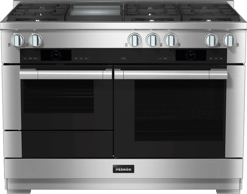 MIELE HR 1956-3 LP DF GD - 48 Inch Range - The Dual Fuel All-rounder With M Touch For The Highest Demands. 3 MIELE HR 1956-3 LP DF GD - 48 Inch Range - The Dual Fuel All-rounder With M Touch For The Highest Demands.