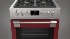 30" All Gas Pro Range - Glossy Red -Kitchen Appliances Shop frifycavbotn