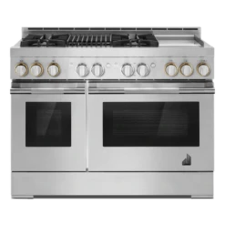 RISE™ 48" Gas Professional-Style Range With Chrome-Infused Griddle And Grill