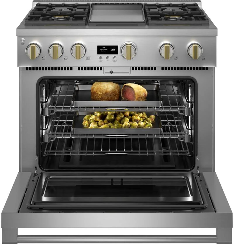 Monogram 36" All Gas Professional Range With 4 Burners And Griddle (Natural Gas) 8 Monogram 36" All Gas Professional Range With 4 Burners And Griddle (Natural Gas) - Image 6