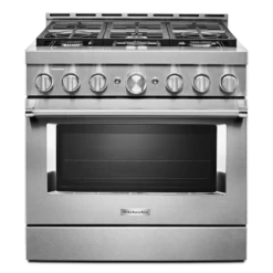KitchenAid® 36'' Smart Commercial-Style Gas Range With 6 Burners