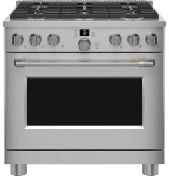 Café™ 36" Smart All-Gas Commercial-Style Range With 6 Burners (Natural Gas) -Kitchen Appliances Shop fripzpmnamhs