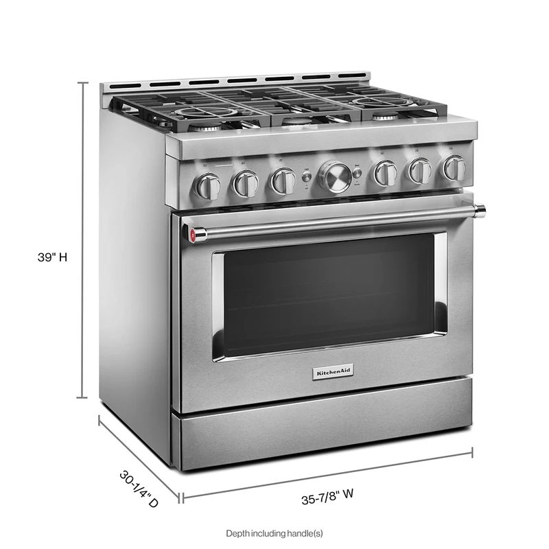 KitchenAid® 36'' Smart Commercial-Style Gas Range With 6 Burners 12 KitchenAid® 36'' Smart Commercial-Style Gas Range With 6 Burners - Image 10