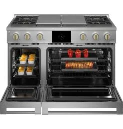 Monogram 48" Dual-Fuel Professional Range With 4 Burners, Grill, And Griddle (Natural Gas) -Kitchen Appliances Shop frjdprkivgtv