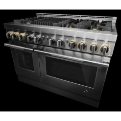 RISE™ 48" Gas Professional-Style Range With Grill -Kitchen Appliances Shop frjmdpprngrg