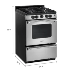 Whirlpool 24-inch Freestanding Gas Range With Sealed Burners -Kitchen Appliances Shop frjwyfpnnbkq