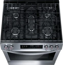 Frigidaire 30" Front Control Gas Range With Convection Bake -Kitchen Appliances Shop frkcrpyblwds