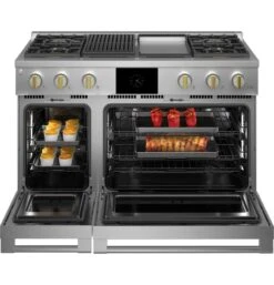 Monogram 48" Dual-Fuel Professional Range With 4 Burners, Grill, And Griddle (Natural Gas) -Kitchen Appliances Shop frkdbvdmfuqh