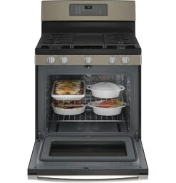 GE® 30" Free-Standing Gas Convection Range With No Preheat Air Fry -Kitchen Appliances Shop frkdhfrslsvr