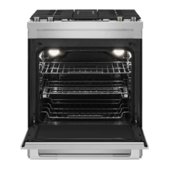 30" Dual-Fuel Downdraft Slide-In Range -Kitchen Appliances Shop frkrtjckpmyh