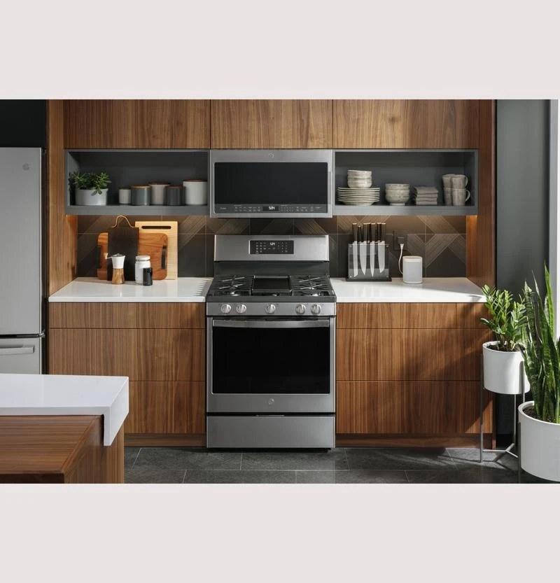 GE Profile™ Smart 30" Free-Standing Self Clean Gas Fingerprint Resistant Range With No Preheat Air Fry 10 GE Profile™ Smart 30" Free-Standing Self Clean Gas Fingerprint Resistant Range With No Preheat Air Fry - Image 8
