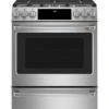 Café™ 30" Smart Slide-In, Front-Control, Dual-Fuel Range With Warming Drawer 1 Café™ 30" Smart Slide-In, Front-Control, Dual-Fuel Range With Warming Drawer -Kitchen Appliances Shop frlcbkmosxsr