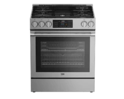 Beko 30" Stainless Steel Slide-In Gas Range