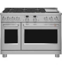 Café™ 48" Smart Dual-Fuel Commercial-Style Range With 6 Burners And Griddle (Natural Gas)