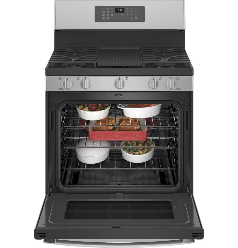 GE Profile™ Smart 30" Free-Standing Self Clean Gas Fingerprint Resistant Range With No Preheat Air Fry 5 GE Profile™ Smart 30" Free-Standing Self Clean Gas Fingerprint Resistant Range With No Preheat Air Fry - Image 3