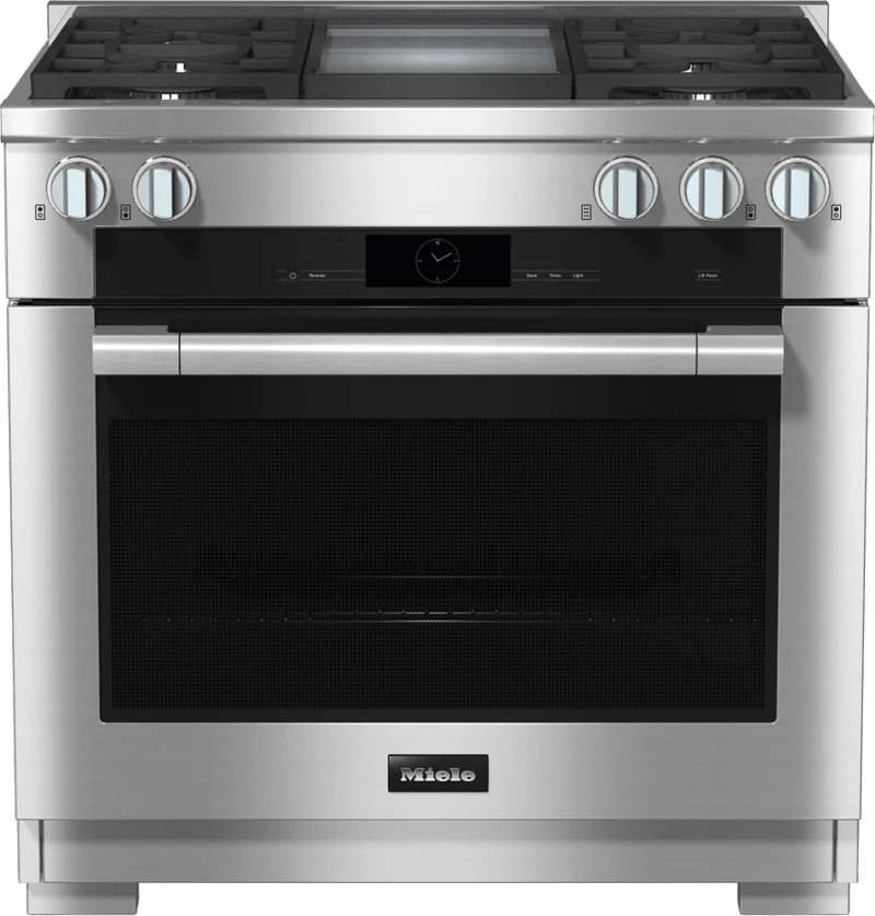MIELE HR 1936-3 G DF GD - 36 Inch Range - The Dual Fuel All-rounder With M Touch For The Highest Demands. 3 MIELE HR 1936-3 G DF GD - 36 Inch Range - The Dual Fuel All-rounder With M Touch For The Highest Demands.