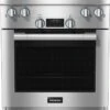 MIELE HR 1724-3 LP DF - 30 Inch Range Dual Fuel Model With DirectSelect Controls.