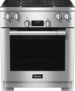 MIELE HR 1724-3 G DF - 30 Inch Range Dual Fuel Model With DirectSelect Controls.