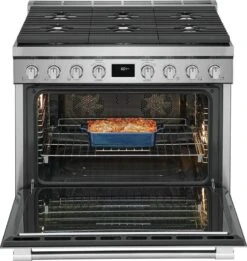 Frigidaire Professional 36" Dual-Fuel Freestanding Range -Kitchen Appliances Shop frmntixuetjx
