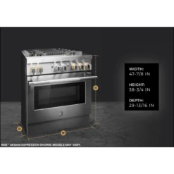 RISE™ 48" Gas Professional-Style Range With Grill -Kitchen Appliances Shop frmryzbtrhyt