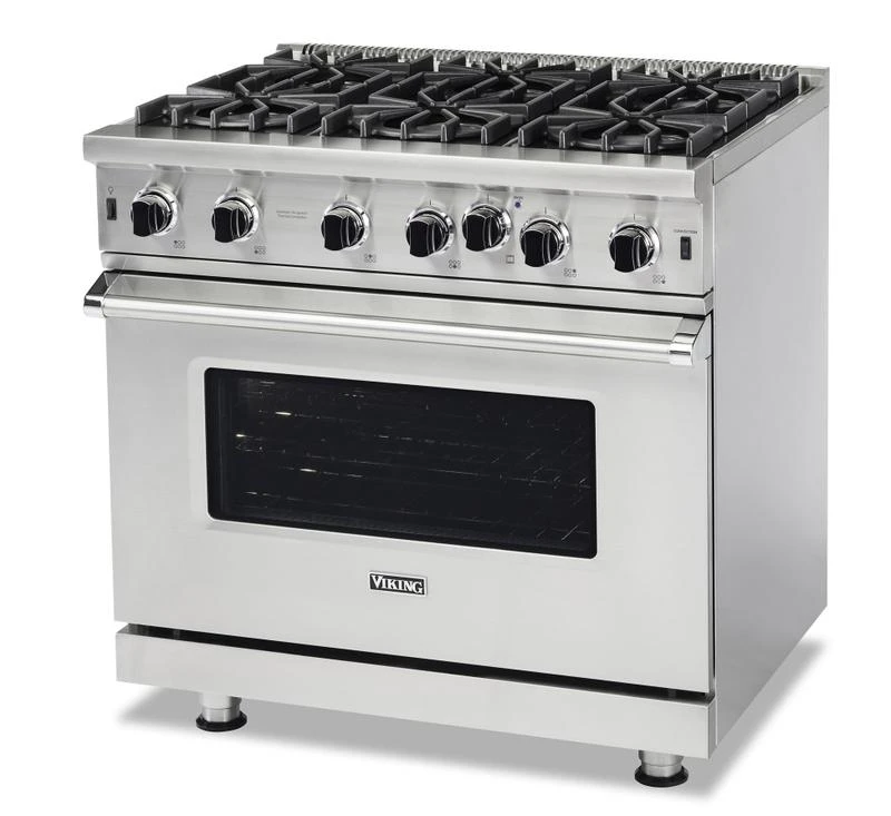 36" Open Burner Gas Range - VGIC5362 Viking 5 Series 6 36" Open Burner Gas Range - VGIC5362 Viking 5 Series - Image 4