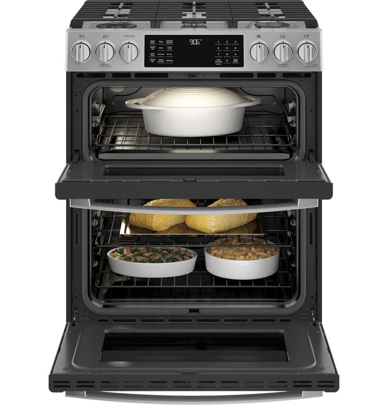 GE Profile™ 30" Smart Slide-In Front-Control Gas Double Oven Convection Fingerprint Resistant Range 5 GE Profile™ 30" Smart Slide-In Front-Control Gas Double Oven Convection Fingerprint Resistant Range - Image 3