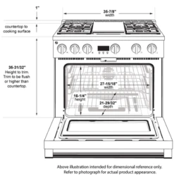 Monogram 36" All Gas Professional Range With 4 Burners And Griddle (Natural Gas) 41 Monogram 36" All Gas Professional Range With 4 Burners And Griddle (Natural Gas) -Kitchen Appliances Shop frnmqaelnwpl