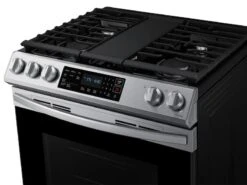 Samsung 6.0 Cu. Ft. Smart Slide-in Gas Range With Air Fry & Convection In Fingerprint Resistant Stainless Steel -Kitchen Appliances Shop frnmxjopbafz