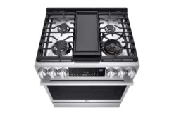 LG STUDIO 6.3 Cu. Ft. InstaView&reg; Gas Slide-in Range With ProBake Convection&reg; And Air Fry -Kitchen Appliances Shop frnxcytgjifm