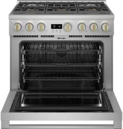 Monogram 36" Dual-Fuel Professional Range With 6 Burners (Natural Gas) -Kitchen Appliances Shop froahmdpvhdq
