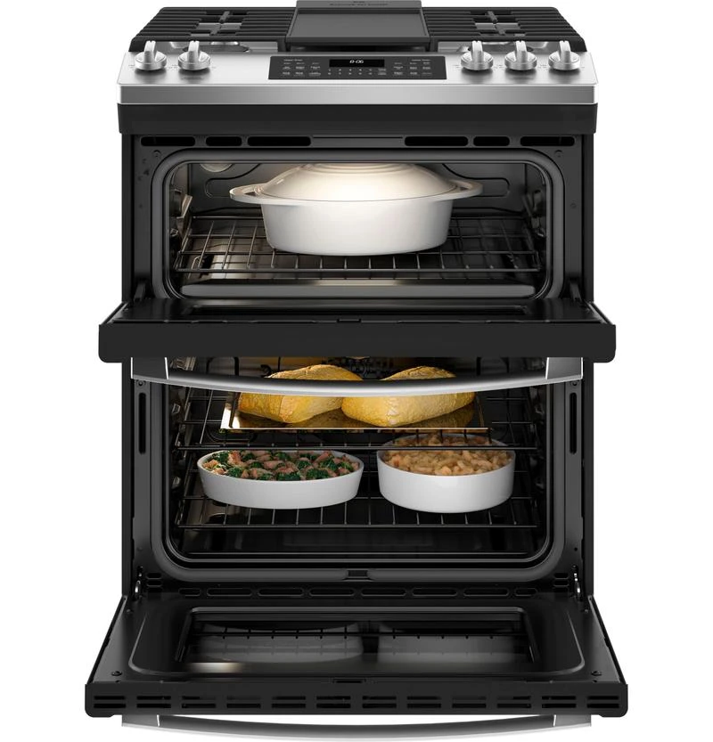 GE® 30" Slide-In Front Control Gas Double Oven Range 5 GE® 30" Slide-In Front Control Gas Double Oven Range - Image 3