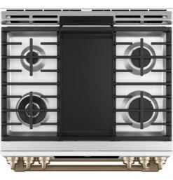 Café™ 30" Smart Slide-In, Front-Control, Gas Double-Oven Range With Convection -Kitchen Appliances Shop froluwiwfrwa