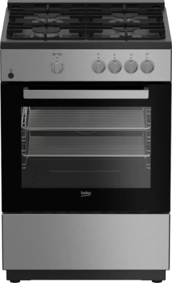 Beko 24" Stainless Steel Slide-In Gas Range
