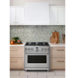 Café™ 36" Smart All-Gas Commercial-Style Range With 6 Burners (Natural Gas) -Kitchen Appliances Shop froxfggfrfav