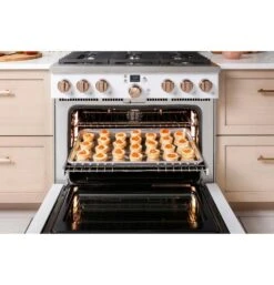 Café™ 36" Smart All-Gas Commercial-Style Range With 6 Burners (Natural Gas) -Kitchen Appliances Shop frpeicpoewlz