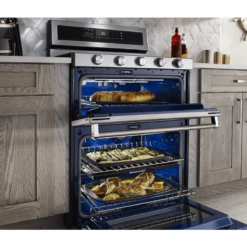 KitchenAid 30-Inch 5 Burner Dual Fuel Double Oven Convection Range -Kitchen Appliances Shop frpewsoefako