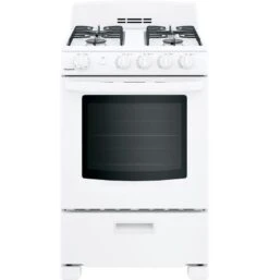 Hotpoint® 24" Front-Control Free-Standing Gas Range With Large Window