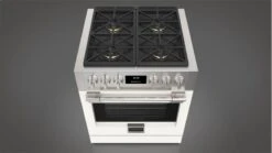 30" All Gas Pro Range - Matte White -Kitchen Appliances Shop frphtlgoqhkv