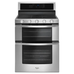 Whirlpool 6.0 Cu. Ft. Gas Double Oven Range With EZ-2-Lift™ Hinged Grates