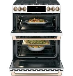 Café™ 30" Smart Slide-In, Front-Control, Dual-Fuel, Double-Oven Range With Convection -Kitchen Appliances Shop frpkmdiipaks