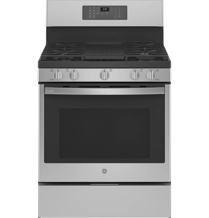GE Profile™ Smart 30" Free-Standing Self Clean Gas Fingerprint Resistant Range With No Preheat Air Fry 3 GE Profile™ Smart 30" Free-Standing Self Clean Gas Fingerprint Resistant Range With No Preheat Air Fry