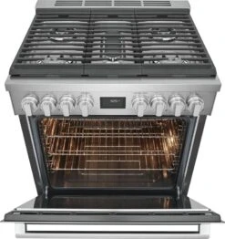 Electrolux 30" Dual-Fuel Freestanding Range -Kitchen Appliances Shop frqjusijtdqa