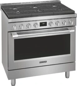 Frigidaire Professional 36" Dual-Fuel Freestanding Range -Kitchen Appliances Shop frqqmwqkngbj